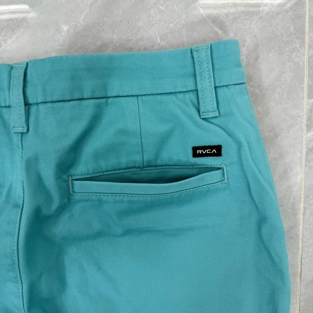 Women’s RVCA Weekend Stretch Mid-Rise Straight Leg Pant Pockets Size 27 - Picture 9 of 16